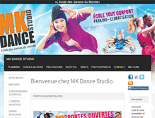 Tablet Screenshot of mk-dance-studio.com